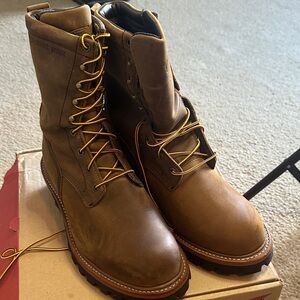 Red Wing Shoes Tan Leather Men's Boots